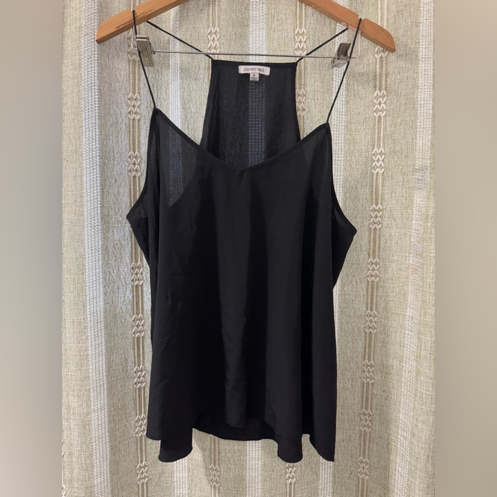 Johnny Was Elegant Black Camisole